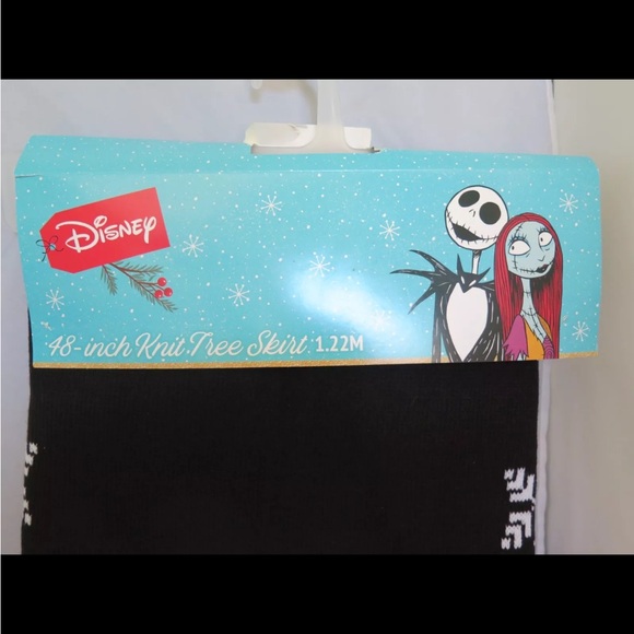 Brand New Nightmare before Christmas  Jack Skellington Knit Tree skirt 48” - Picture 4 of 6